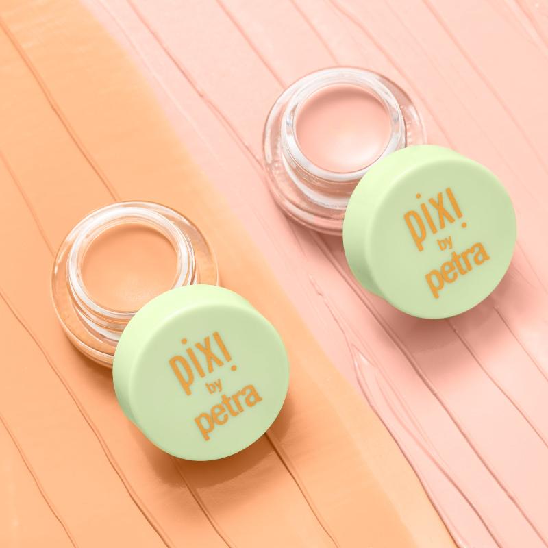 Brightening Peach and Awakening Apricot Pixi Correction Concentrate shades side by side view 1